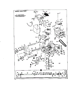 Mower Deck parts for Craftsman Walk-Behind Lawn Mower 536978901 from AppliancePartsPros.com