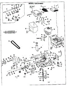 Mower Deck parts for Craftsman Walk-Behind Lawn Mower 536978903 from AppliancePartsPros.com