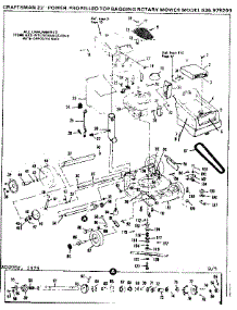 Mower Deck parts for Craftsman Walk-Behind Lawn Mower 536979200 from AppliancePartsPros.com
