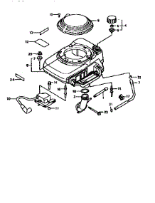 Fan Cover parts for Craftsman Lawn & Garden Engine 550GXV140A1KY from AppliancePartsPros.com