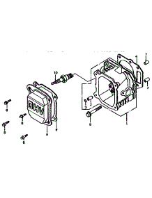 Cylinder Head parts for Craftsman Lawn & Garden Engine 550GXV140A1KY from AppliancePartsPros.com
