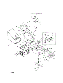 Housing / Wheels / Bag / Handle parts for Mtd Gas Walk-Behind Mower 559 from AppliancePartsPros.com