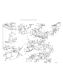 Main Frame parts for Craftsman Riding Mower & Tractor 564250910 from AppliancePartsPros.com