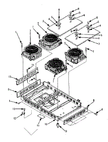 Frame Parts parts for Kenmore Electric Cooktop 564.4488512 (5644488512, 564 4488512) from AppliancePartsPros.com