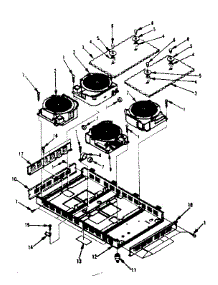 Frame Parts parts for Kenmore Electric Cooktop 564.4498410 (5644498410, 564 4498410) from AppliancePartsPros.com