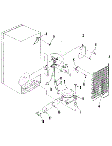 Unit Parts parts for Kenmore Refrigerator 564.8600010 (5648600010, 564 8600010) from AppliancePartsPros.com