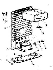 Cooling Unit Parts parts for Kenmore Refrigerator 564.8651190 (5648651190, 564 8651190) from AppliancePartsPros.com