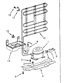 Cooling Unit Parts parts for Kenmore Refrigerator 564.8660101 (5648660101, 564 8660101) from AppliancePartsPros.com