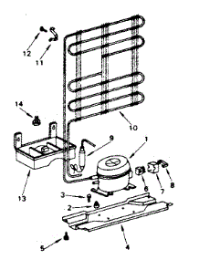 Cooling Unit Parts parts for Kenmore Refrigerator 564.8660180 (5648660180, 564 8660180) from AppliancePartsPros.com