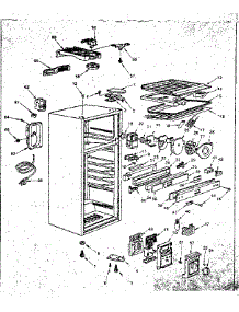 Cabinet Parts parts for Kenmore Refrigerator 564.8660291 (5648660291, 564 8660291) from AppliancePartsPros.com