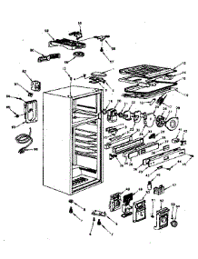 Cabinet Parts parts for Kenmore Refrigerator 564.8680200 (5648680200, 564 8680200) from AppliancePartsPros.com