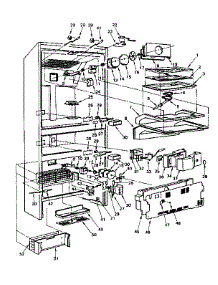Cabinet (M) Parts 2 parts for Kenmore Refrigerator 564.8761980 (5648761980, 564 8761980) from AppliancePartsPros.com