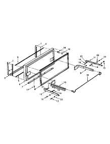 Door (F) Parts parts for Kenmore Refrigerator 564.8761980 (5648761980, 564 8761980) from AppliancePartsPros.com