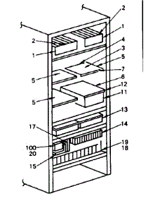 Shelves And Accessories parts for Kenmore Refrigerator 564.8761980 (5648761980, 564 8761980) from AppliancePartsPros.com