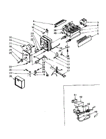 Ice Maker Parts parts for Kenmore Refrigerator 564.8761980 (5648761980, 564 8761980) from AppliancePartsPros.com