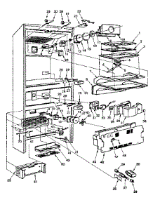 Cabinet (M) Parts parts for Kenmore Refrigerator 564.8771980 (5648771980, 564 8771980) from AppliancePartsPros.com