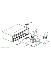 Cabinet (W) Assy parts for Kenmore Refrigerator 564.8771980 (5648771980, 564 8771980) from AppliancePartsPros.com