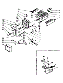 Ice Maker Parts parts for Kenmore Refrigerator 564.8771980 (5648771980, 564 8771980) from AppliancePartsPros.com