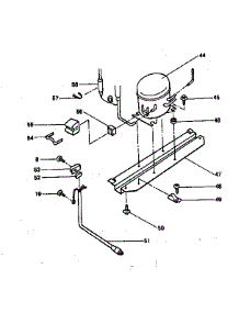 Refrigeration Unit Parts parts for Kenmore Refrigerator 564.8912821 (5648912821, 564 8912821) from AppliancePartsPros.com