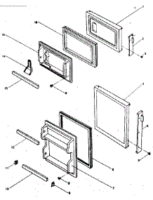 Door Parts parts for Kenmore Refrigerator 564.8962920 (5648962920, 564 8962920) from AppliancePartsPros.com