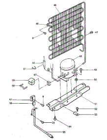 Refrigerator Unit parts for Kenmore Refrigerator 564.8982980 (5648982980, 564 8982980) from AppliancePartsPros.com