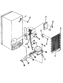 Figure 2 parts for Kenmore Refrigerator 564.9600011 (5649600011, 564 9600011) from AppliancePartsPros.com