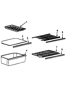 Shelves And Accessories parts for Craftsman Water & Ice System 5649630480 from AppliancePartsPros.com