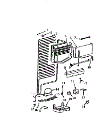 Cooling Unit parts for Kenmore Refrigerator 564.9630481 (5649630481, 564 9630481) from AppliancePartsPros.com