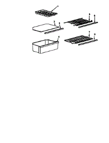 Shelves And Accessories parts for Kenmore Refrigerator 564.9630481 (5649630481, 564 9630481) from AppliancePartsPros.com