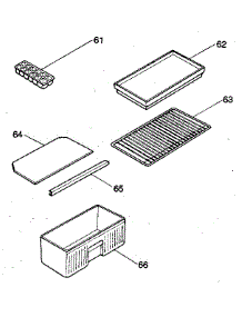 Shelves And Accessories parts for Craftsman Water & Ice System 5649903650 from AppliancePartsPros.com