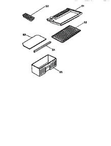Shelves And Accessories parts for Kenmore Compact Refrigerator 564.9933641 (5649933641, 564 9933641) from AppliancePartsPros.com