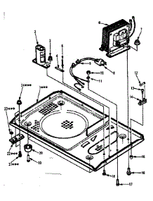 Microwave Parts parts for Kenmore Countertop Microwave 565.8708410 (5658708410, 565 8708410) from AppliancePartsPros.com