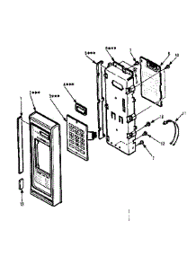 Control Panel Parts parts for Kenmore Countertop Microwave 566.8868611 (5668868611, 566 8868611) from AppliancePartsPros.com