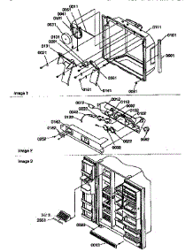 Ice And Water Cavity parts for Amana Side-By-Side Refrigerator 57087-P1190815WL from AppliancePartsPros.com