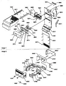 Icemaker / Control Assembly parts for Amana Side-By-Side Refrigerator 57087-P1190815WL from AppliancePartsPros.com