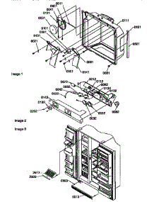 Ice And Water Cavity parts for Amana Side-By-Side Refrigerator 57089-P1190814WE from AppliancePartsPros.com