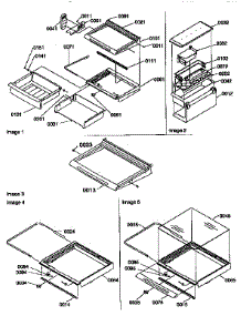 Deli, Shelf, And Crisper Assemblies parts for Amana Side-By-Side Refrigerator 57089-P1190814WE from AppliancePartsPros.com