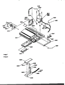 Machine Compartment parts for Amana Side-By-Side Refrigerator 57089-P1190814WE from AppliancePartsPros.com