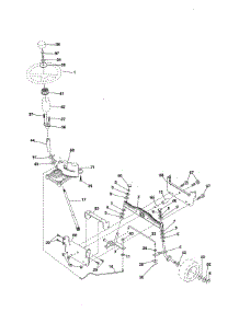 Steering parts for Ariens Front-Engine Lawn Tractor 571989 from AppliancePartsPros.com