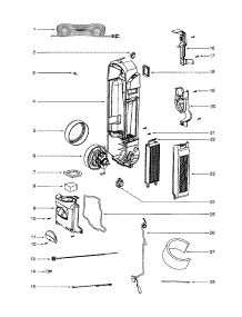 Motor / Cover parts for Eureka Upright Vacuum 5740A from AppliancePartsPros.com
