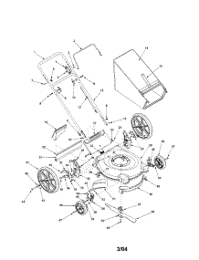 Rear Discharge Mower parts for Mtd Gas Walk-Behind Mower 580 from AppliancePartsPros.com