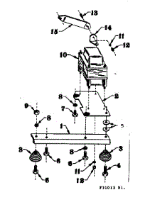 Reactor Assem & Engine Mtg Support parts for Craftsman Farming 58031013 from AppliancePartsPros.com