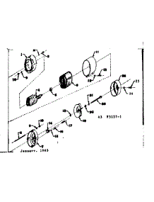 Stator Assembly parts for Craftsman Generator 5803137-1 from AppliancePartsPros.com