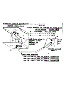 Connecting Remote Control Switch parts for Craftsman Generator 58031553 from AppliancePartsPros.com