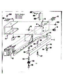 Mounting Base parts for Craftsman Generator 58031554 from AppliancePartsPros.com