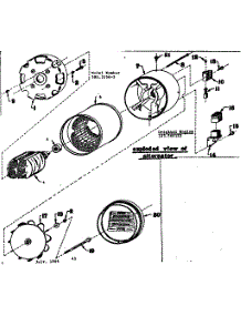 Rotor And Stator Assembly parts for Craftsman Farming 5803156-5 from AppliancePartsPros.com