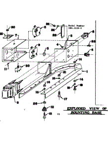 Mounting Base parts for Craftsman Farming 5803156-5 from AppliancePartsPros.com