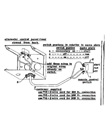 Connecting Remote Control Switch parts for Craftsman Generator 58031564 from AppliancePartsPros.com