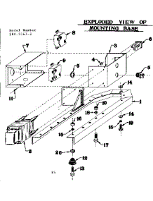 Mounting Base parts for Craftsman Farming 5803167-3 from AppliancePartsPros.com