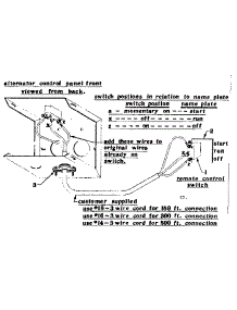 Connecting Remote Control Switch parts for Craftsman Generator 58031812 from AppliancePartsPros.com